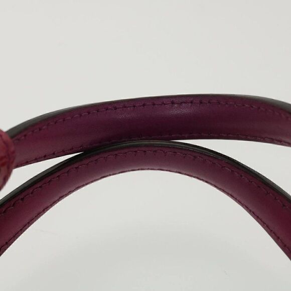 GUCCI Soho Hand Bag Enamel 2way Wine Red - Picture 8 of 15